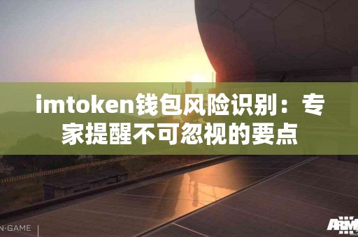 imtoken钱包风险识别：专家提醒不可忽视的要点